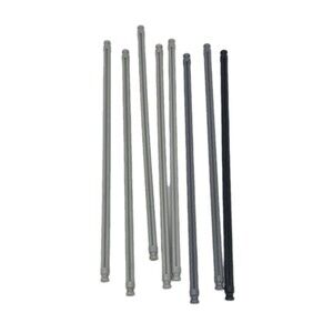 8 Knex Black Light & Dark Gray Rods 7.5" Standard K'nex Replacement Parts Pieces